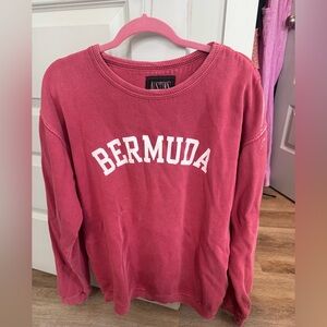 Austins Bermuda Crewneck Sweatshirt - Pink